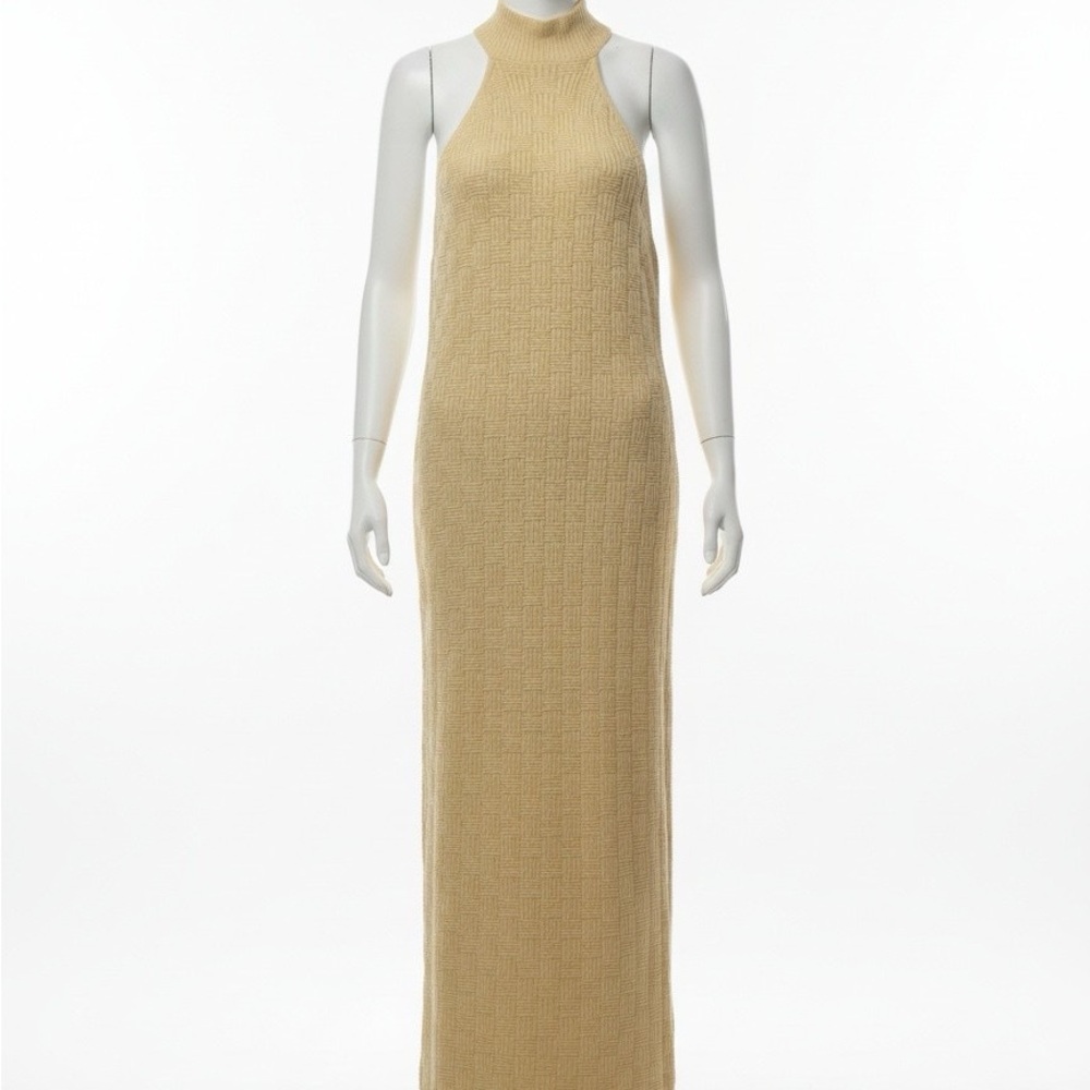 Eloquii Yellow Sleeveless Maxi Dress